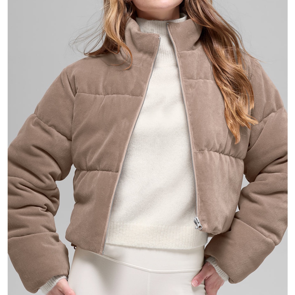 Alo Yoga Tan Corduroy Jacket